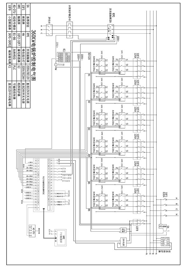 360kw紫銅板式電鍋爐